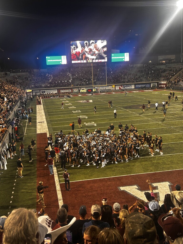 Victory Huddle by colewallace