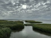 6th Sep 2024 - A cloudy, windy day overlooking Charleston Harbor and the marshes