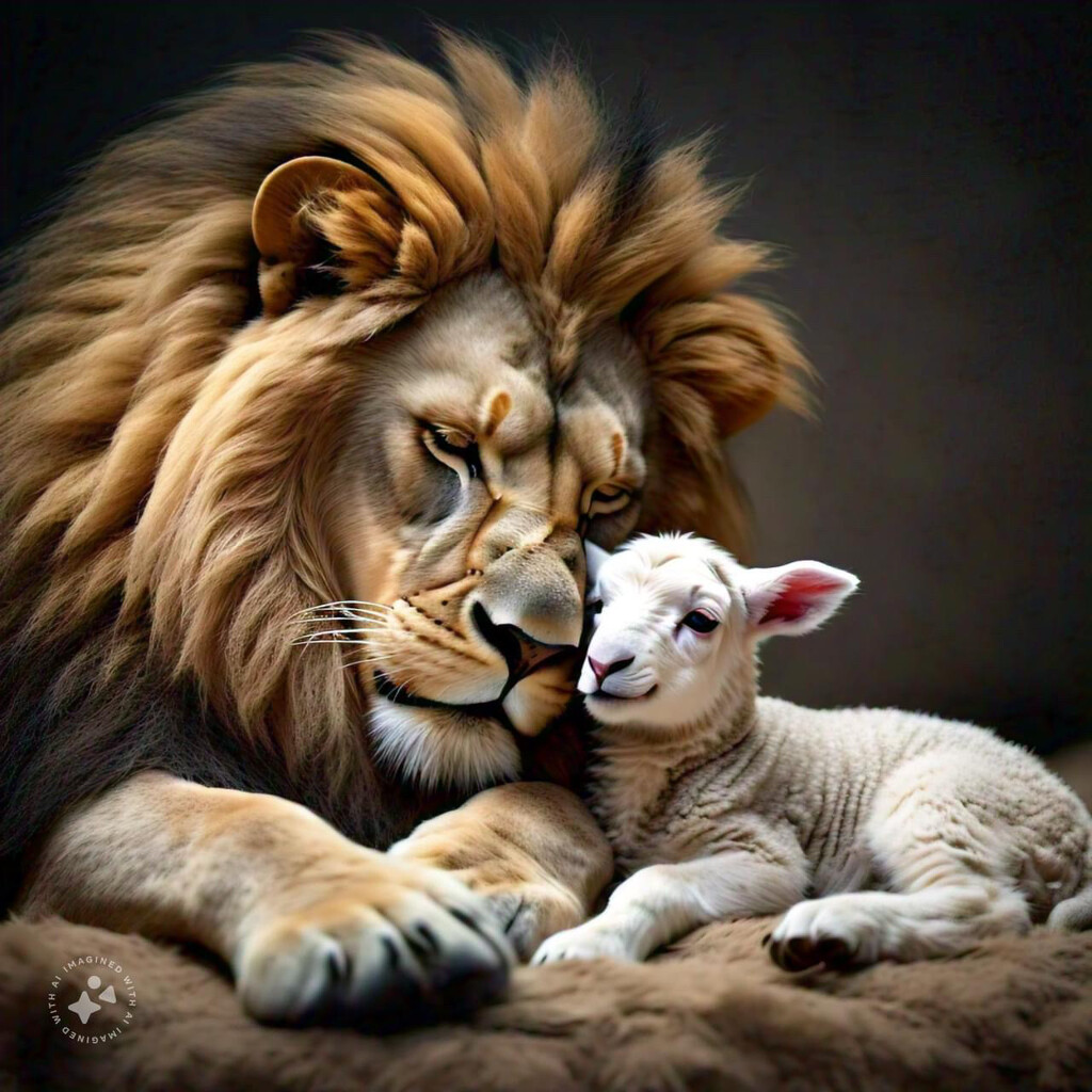 Lion and Lamb by pej76