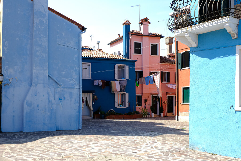 A colorful piazza by caterina