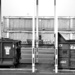 Black and White Man on Train