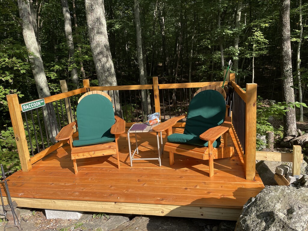 Chairs and deck stained by profgeraci