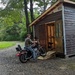 Putting Motorcycle in Shed