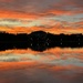 Sunset reflections at Colonial Lake