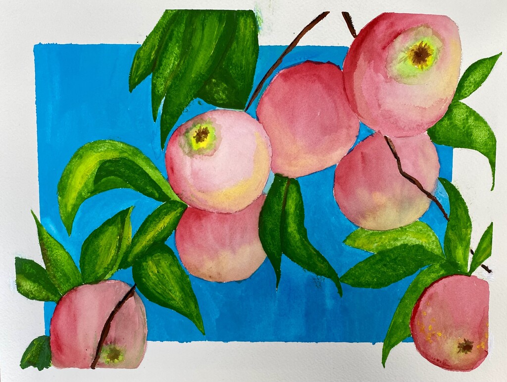 Falling in Love with Gouache - Apples by mtb24