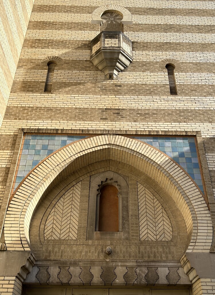 Back door of Fox Theatre, Atlanta historic movie theatre sitting 4600 by swagman