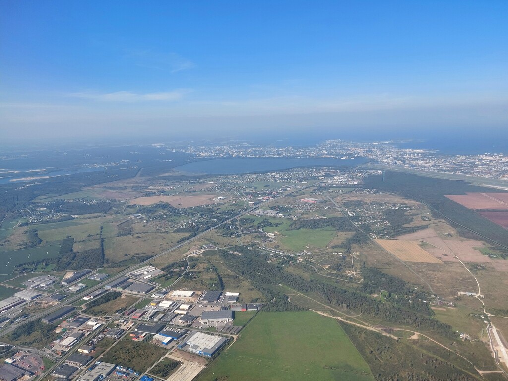 Aerial view over Tallinn by busylady