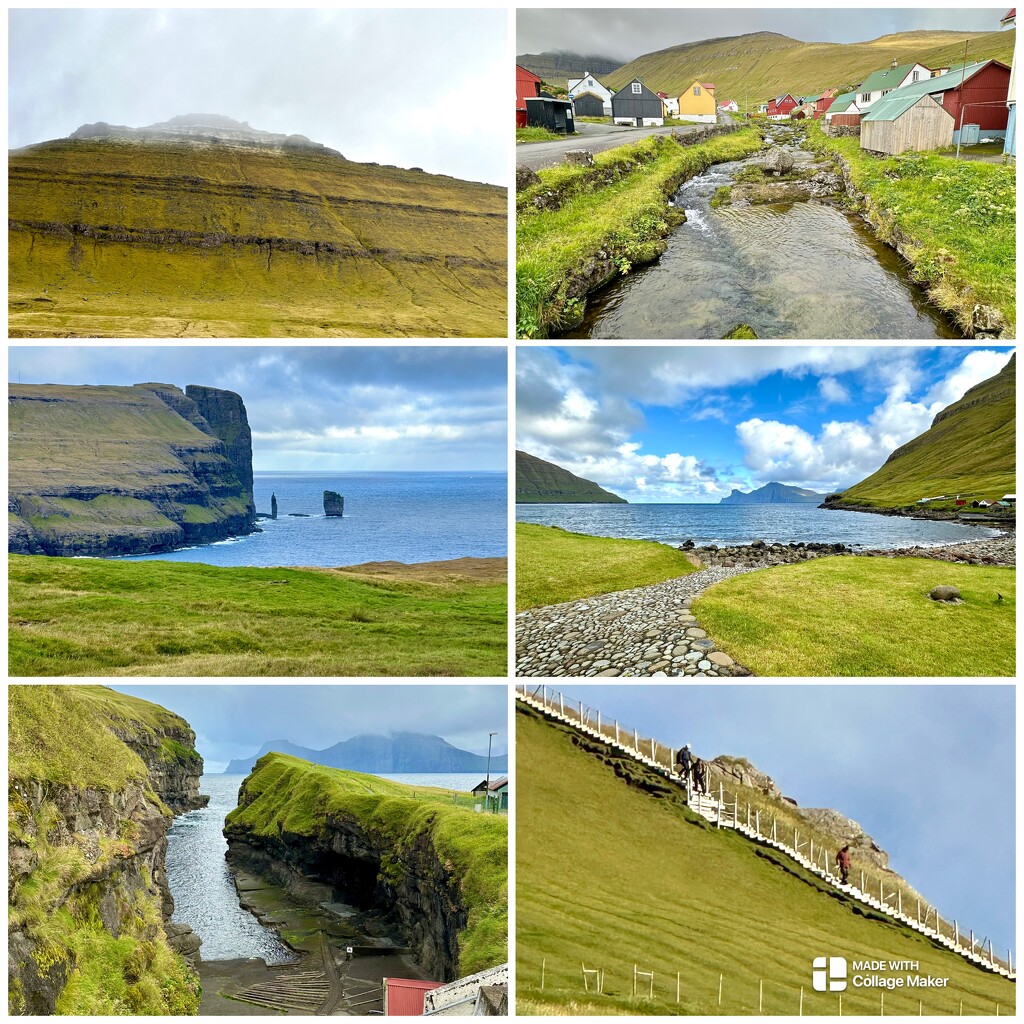 Gjógv. Elduvík by mubbur