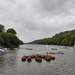 A wet walk at Rudyard Lake