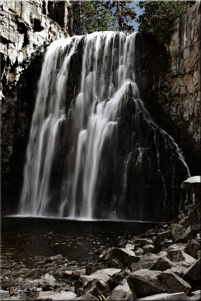 Rainbow falls Mammoth Lakes area by 365projectorgchristine