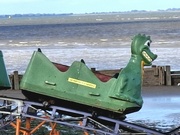 12th Sep 2024 - 1000018908Day 256/366. 'Clapped out, run down, too old to save...' An old mini dragon rollercoaster on the beach. 