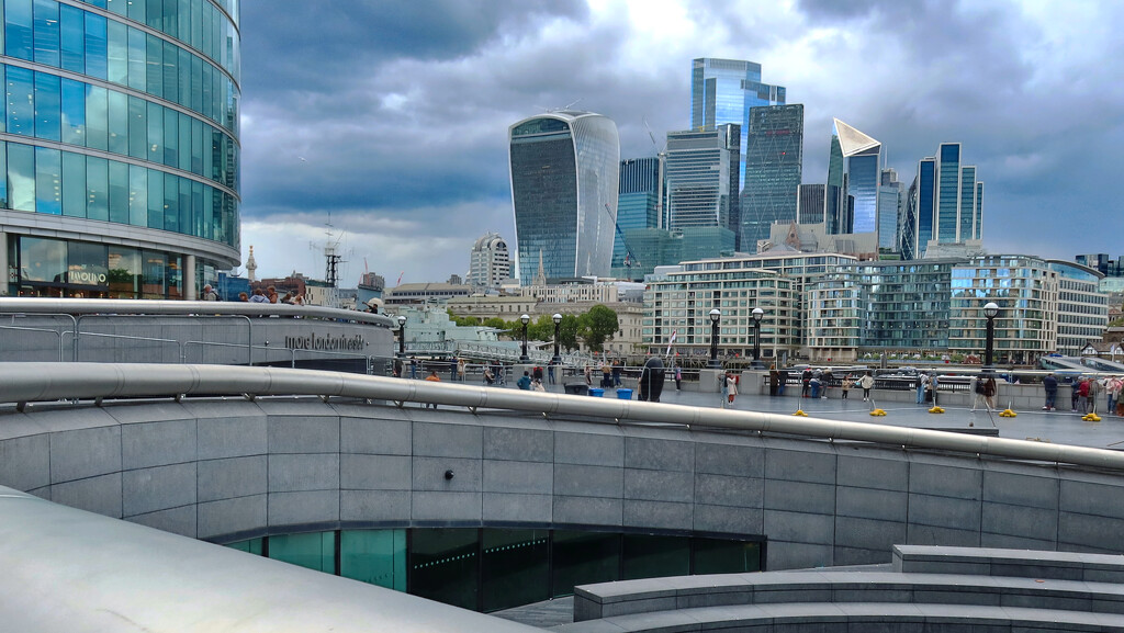 Looking across the Thames to the City of London. by neil_ge