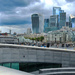 Looking across the Thames to the City of London.