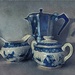 still life with in blue