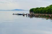 2nd Sep 2024 - Raining on the mainland. from Karpal Singh, with Penang #1 Bridge