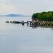 Raining on the mainland. from Karpal Singh, with Penang #1 Bridge by ianjb21