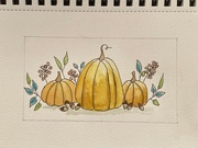 14th Sep 2024 - Based on Shana Circe Pumpkin Ink and Watercolor 