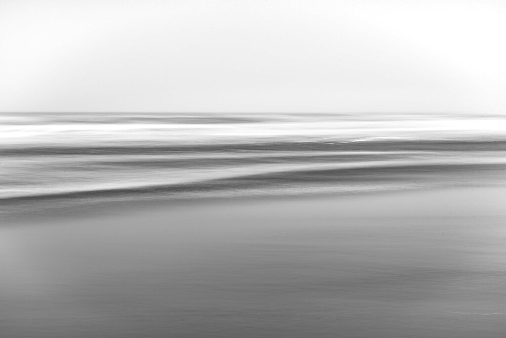 Kariotahi Beach ICM in B&W by nickspicsnz