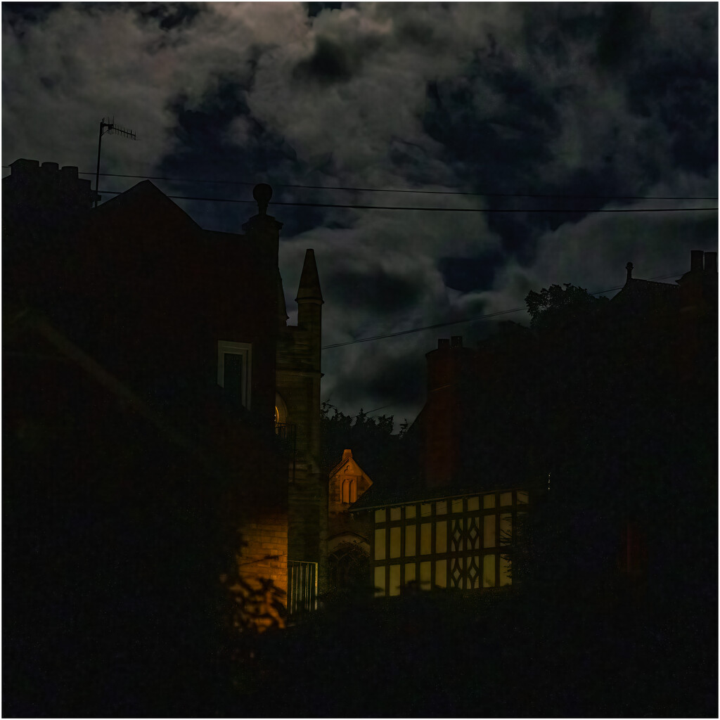 Night view from my garden by clifford