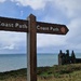 Coast path near Dunskey Castle