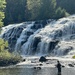 Fishing beyond the falls