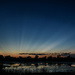 Blue Ray Dusk at the Baker Wetlands