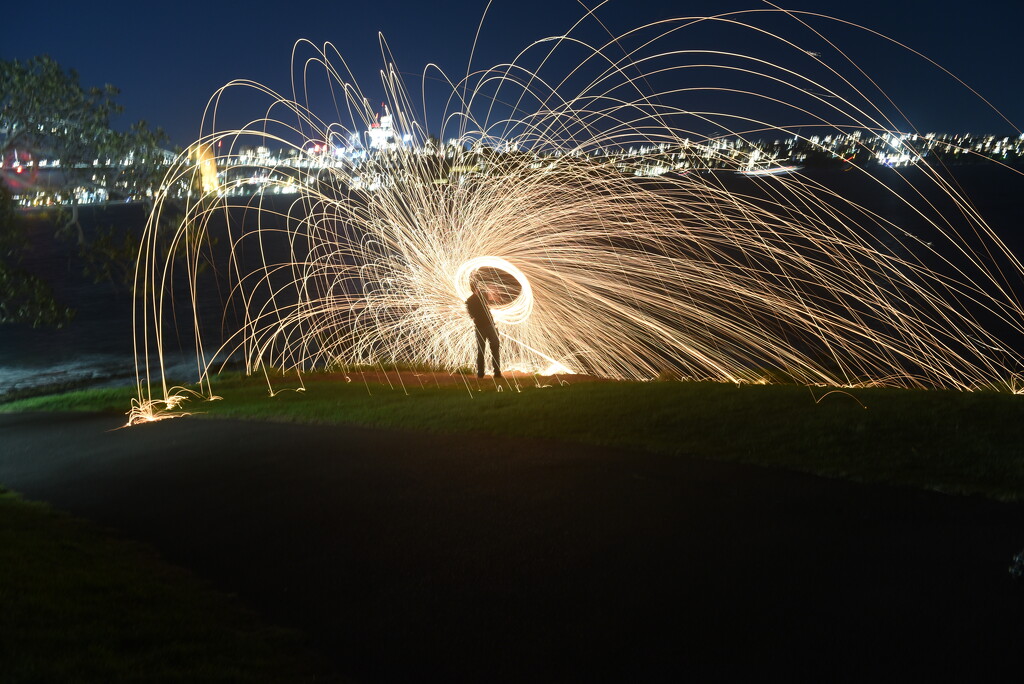 Light painting.  by johnfalconer