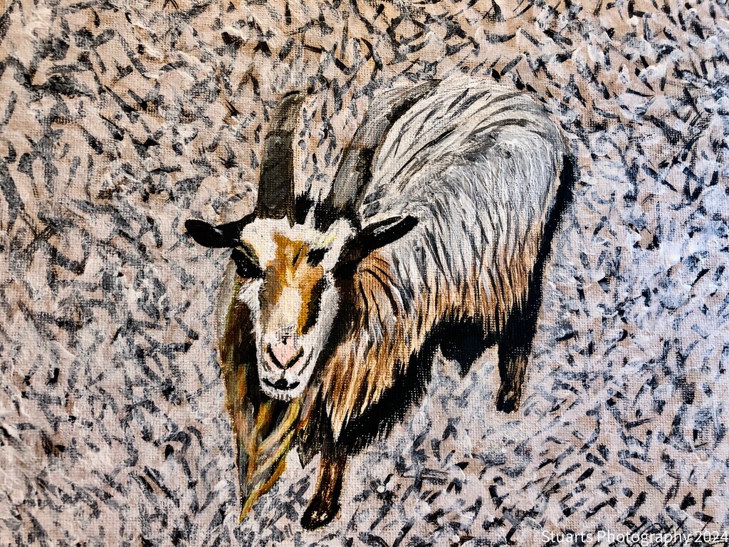 The goat (painting) by stuart46