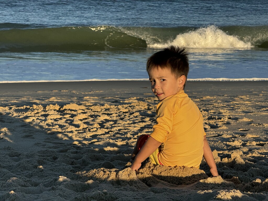 Golden Hour at Bethany Beach by jbritt