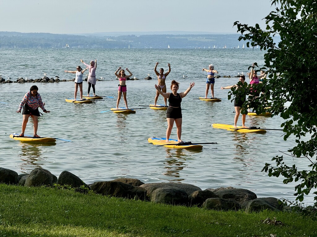 Paddleboard Yoga in Canandaigua by jbritt