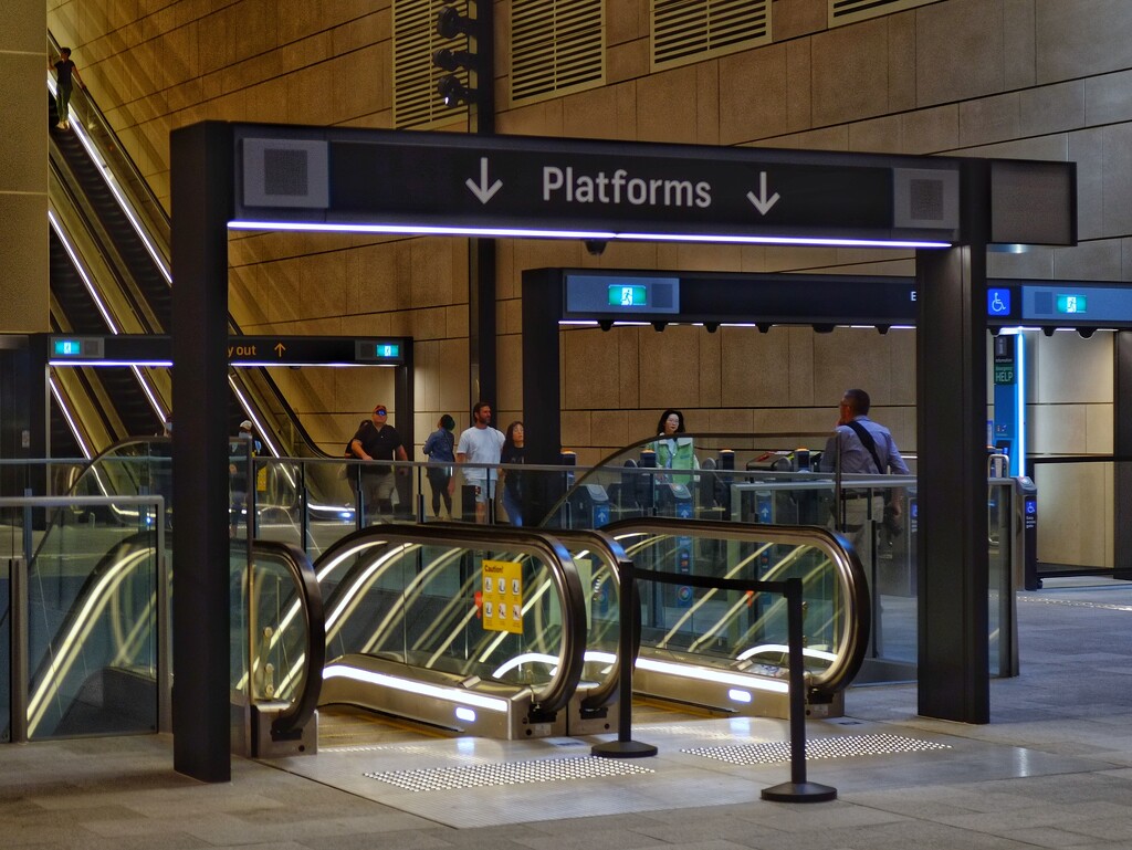 Metro Station at Waterloo, Sydney by johnfalconer