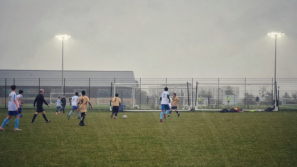 Wet Sunday Morning Football  by gaillambert