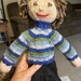 Doll knitted for my grandson