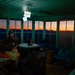 Sunset in the fire watch tower