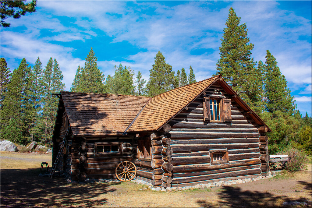 Hayden Log Cabin Mammoth Lakes Ca. by 365projectorgchristine