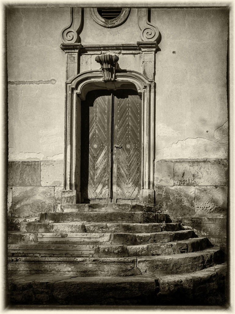 Entrance to the old belfry by haskar