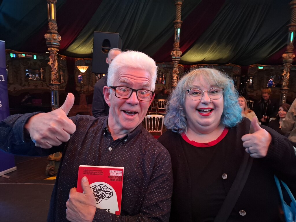 Day 258/366. Me and the word smith and poet Ian McMillan at Festival of the mind.  by fairynormal