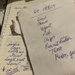 Scribbled Lists