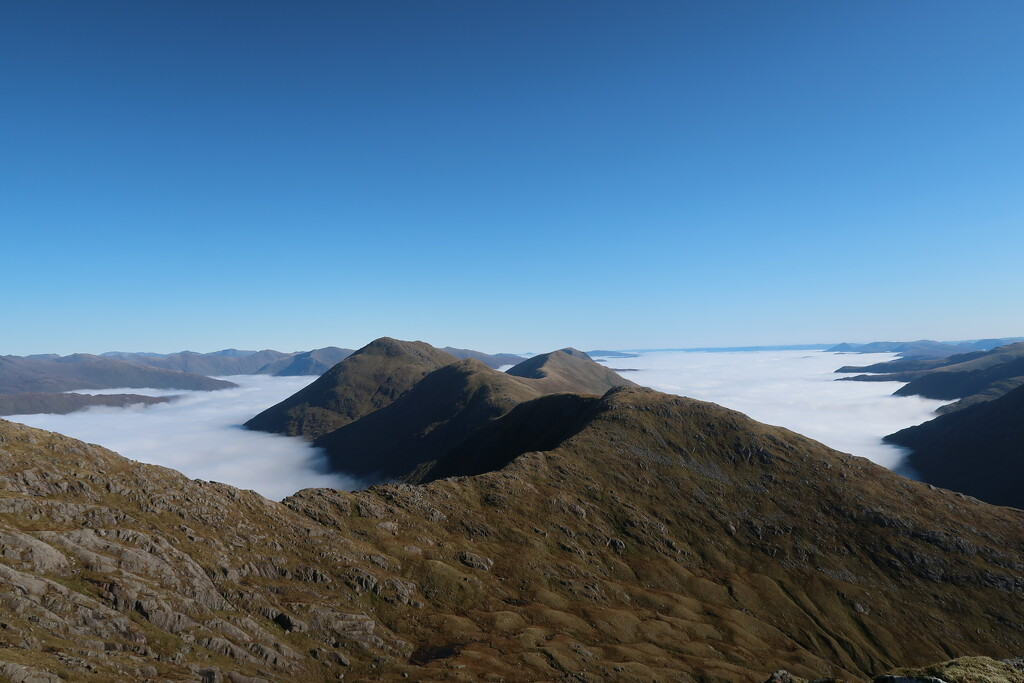 Cloud Inversion over Glen Kingie by jamibann