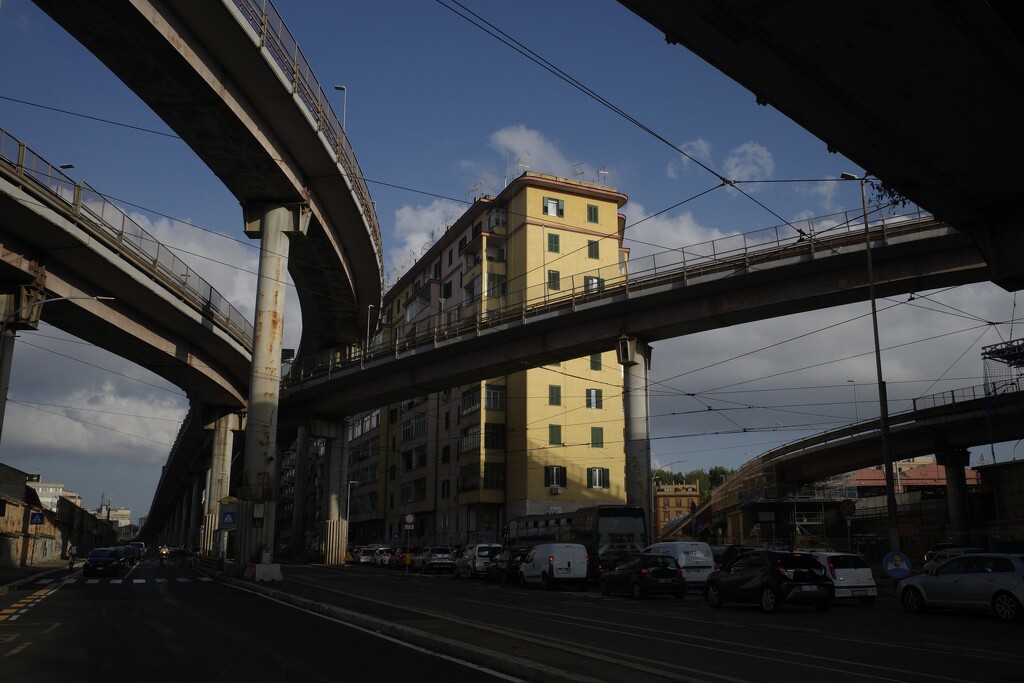 City Under the Web of Overpasses by vincent24