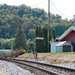 Rail line that runs along the Mississippi River