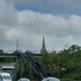 Chesterfield church spire.  