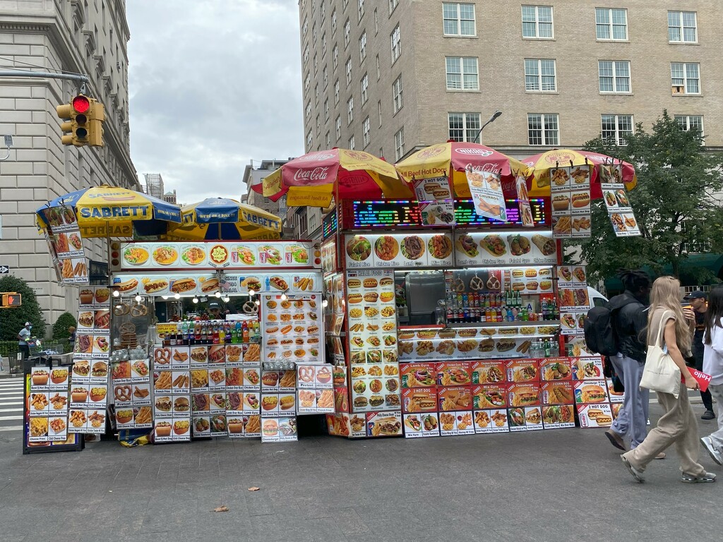 New York street food -- not a simple hot dog stand by tunia