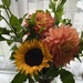 Sunflower and Dahlias.....