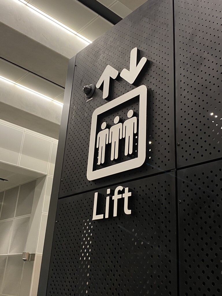 Misogyny? Why are only men allowed in the lift? by johnfalconer