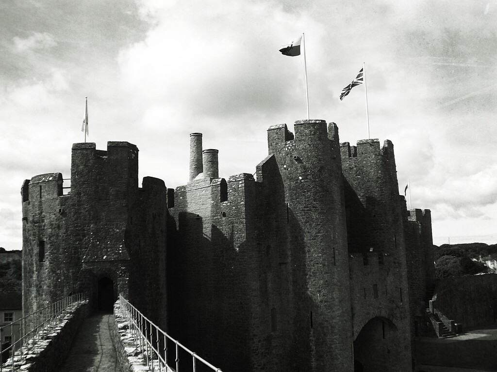 Mighty Pembroke Castle by ajisaac