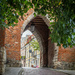 Gothic entrance gate in Sandomierz