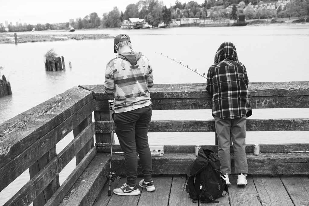 Fishing on the Pier by cdcook48