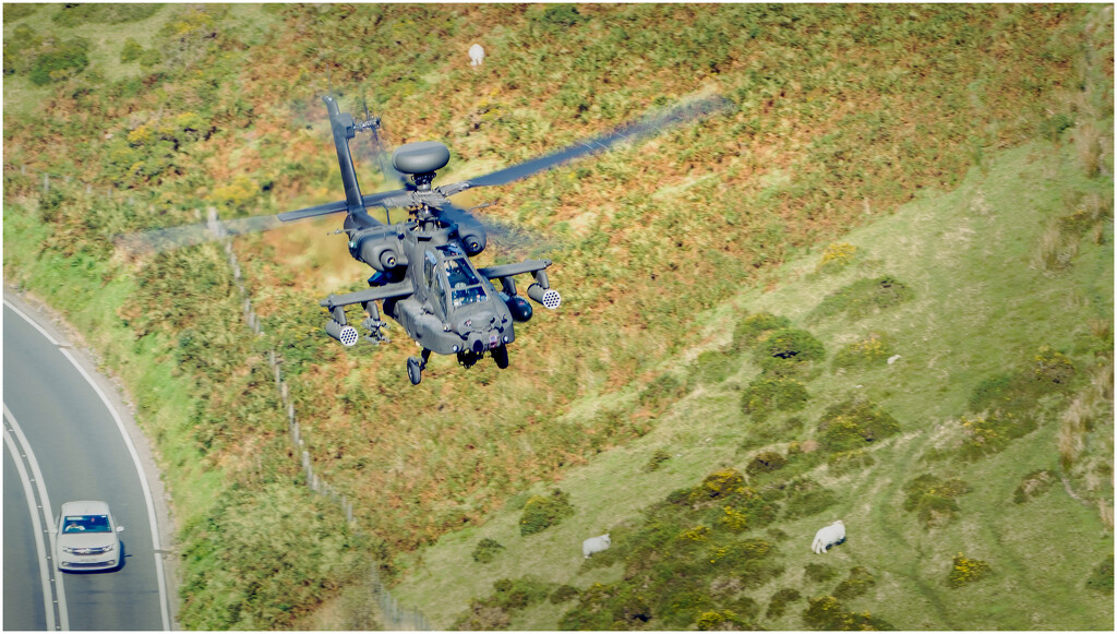 Apache late in the day, Mach Loop by clifford