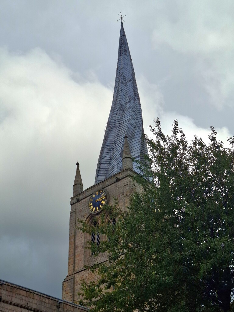 Day 277/366. Chesterfield twisted spire. St. Mary and All Saints Church. by fairynormal